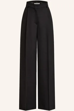 Sportmax Marlene Kalhoty Veggia černá