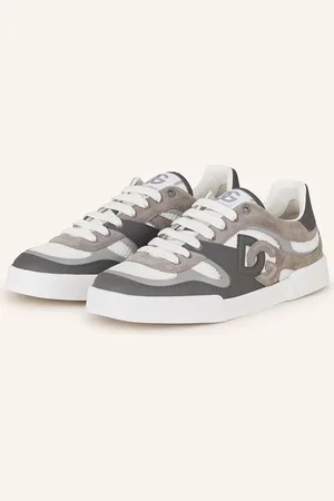 Dolce & Gabbana Sneakersy Bassa Rete Jam bílá šedá