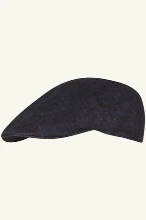 Stetson Baret Ivy Ze Lnu tmavě šedá