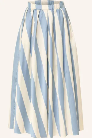 Max Mara Sukně Vidim režná tmavě modrá