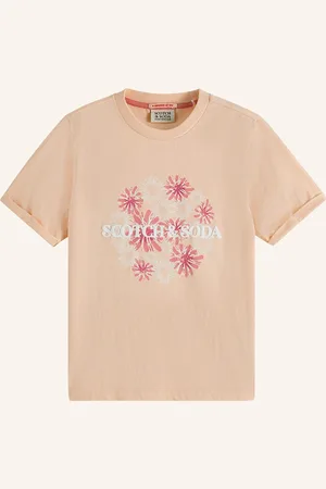 Scotch&Soda Tričko tmavě oranžová