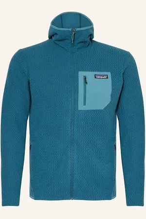 Patagonia Fleecová Bunda r1® Air petrolejová