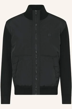 HUGO BOSS Pletený Kardigan Kydalbrio Ze Směsi Materiálů černá