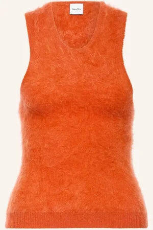Nanushka Pletený Top Bianka Z Kašmíru oranžová