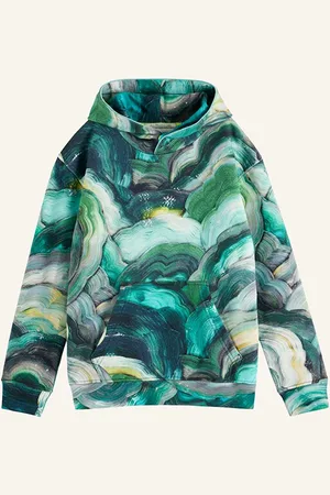 Scotch&Soda Mikina S Kapucí zelená černá