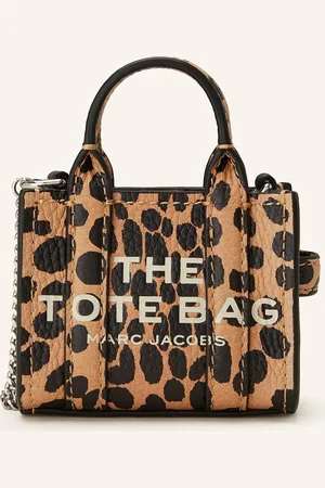 Marc Jacobs Přívěsek Na Tašku The Cheetah Nano Tote Charm černá hnědá