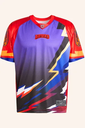 adidas Tričko Adilenium Season 3 Team Jersey červená fialová bílá