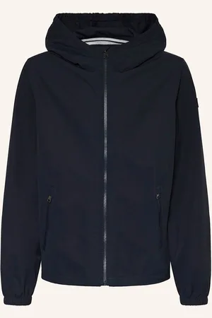 Woolrich Bunda Do Deště Pacific tmavě modrá