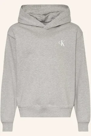 Calvin Klein Mikina S Kapucí šedá