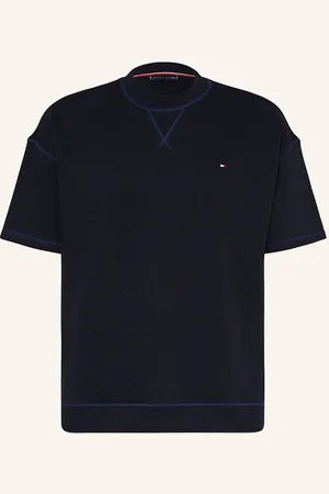 Tommy Hilfiger Pohodlné Domácí Tričko tmavě modrá