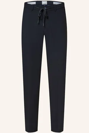 Brax Chino Kalhoty Silvio V Joggingovém Stylu Tapered Fit tmavě modrá