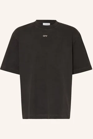 OFF-WHITE Tričko černá zelená