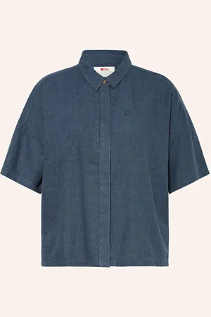 Fjällräven Outdoorová Halenka Övik Hemp Camp modrá