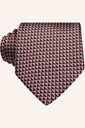 Ermenegildo Zegna Kravata tmavě červená světle červená