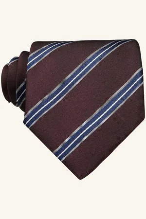 Ermenegildo Zegna Kravata tmavě červená tmavě modrá