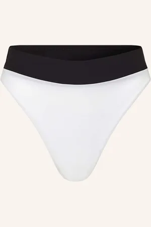Goldbergh High Waist Bikinové Kalhotky Oceane bílá černá