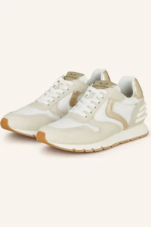 Voile blanche Sneakersy Julia Power bílá krémová zlatá