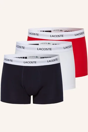 Lacoste Boxerky, 3 Kusy V Balení bílá černá červená