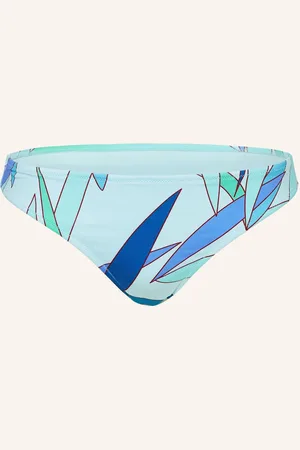 Vilebrequin Basic Bikinové Kalhotky Madrague Frise mátová tyrkysová modrá