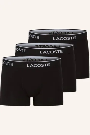 Lacoste Boxerky, 3 Kusy V Balení černá