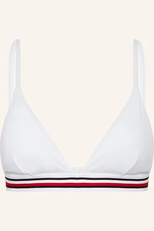 Tommy Hilfiger Trojúhelníkový Horní Díl Bikin bílá tmavě modrá červená