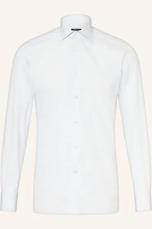 Ermenegildo Zegna Košile Trofeo Slim Fit tmavě modrá bílá
