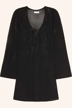 Seafolly Plážové Šaty černá