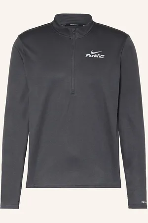 Nike Běžecké Tričko Pacer Flash tmavě šedá