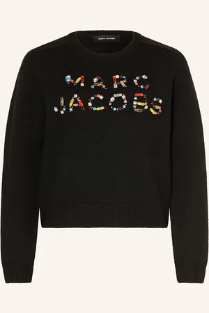 Marc Jacobs Svetr S Ozdobnými Kamínky černá