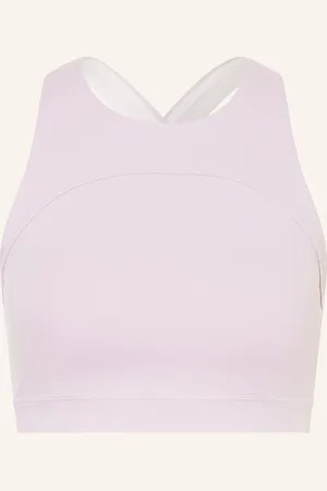 Mandala Sportovní Podprsenka High Neck světle fialová