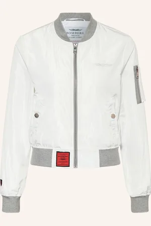 Bombers Original Blouson bílá šedá