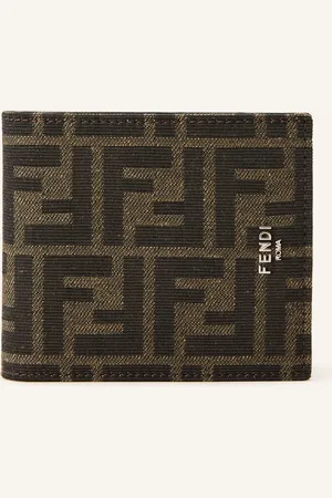 Fendi Peněženka tmavě hnědá hnědá