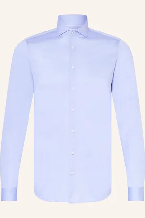 PAUL Žerzejová Košile Slim Fit tmavě modrá