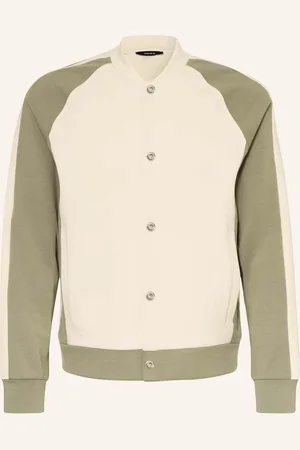 Reiss Blouson Pelham krémová světle zelená