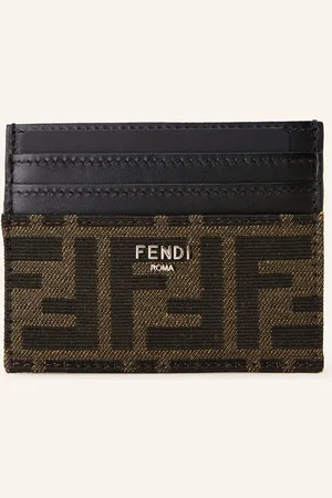 Fendi Pouzdro Na Karty tmavě hnědá hnědá