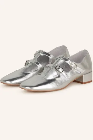 Jeffrey Campbell Lodičky Typu Mary Jane Filmstar stříbrná