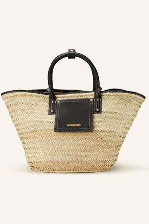 Jacquemus Shopper Le Panier Soli černá krémová