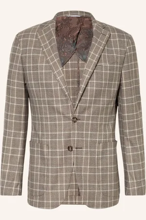 PAUL Oblekové Sako Slim Fit světle hnědá hnědá