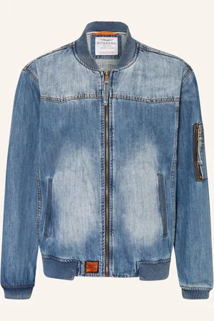 Bombers Original Džínový Blouson modrá