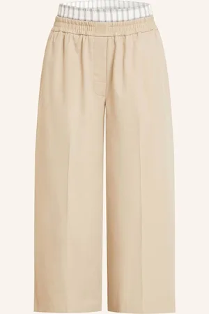 Loewe 3 4 Kalhoty béžová