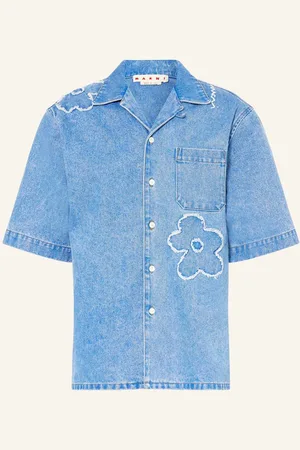 Marni Džínová Košile Comfort Fit modrá