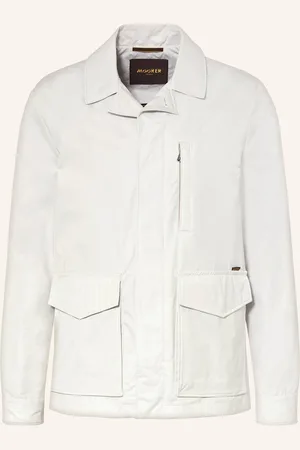MOORER Bunda Fieldjacket Eden světle šedá