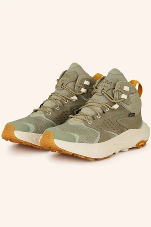 Hoka One One Turistické Boty Anacapa 2 Mid Gtx světle zelená světle hnědá tmavě žlutá