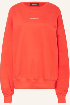 Peak Performance Mikina Original Crew oranžová