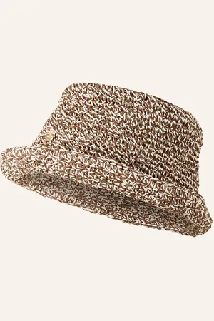 Tommy Hilfiger Klobouk Bucket Hat režná hnědá