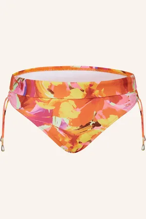 Lidea Basic Bikinové Kalhotky Neon Nostalgia oranžová žlutá fuchsiová
