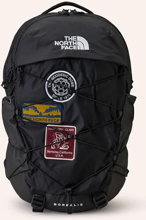 The North Face Batoh Borealis černá bílá tmavě červená