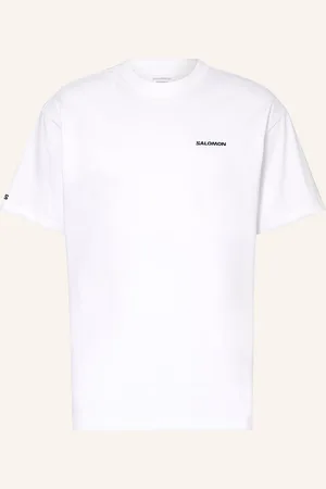 Salomon Běžecké Tričko Chest Logo Rx bílá