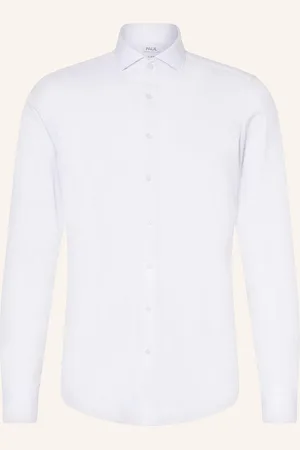 PAUL Žerzejová Košile Slim Fit bílá
