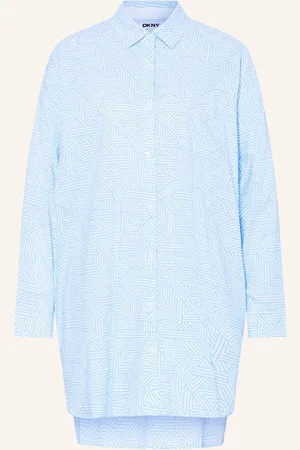 DKNY Noční Košile A New Era tyrkysová bílá